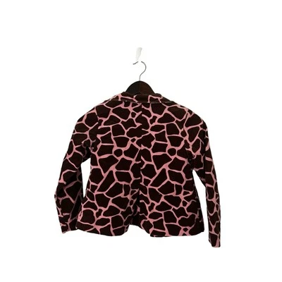 Gymboree жирафа клуб девочек размер 8 розовый коричневый куртка девочек винтажный - Изображение 1 из 3