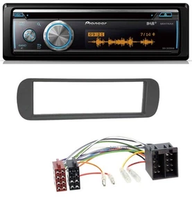 Pioneer MP3 DAB USB CD Bluetooth Autoradio für Lancia Y (1996-2004) - schwarz - Bild 1 von 7