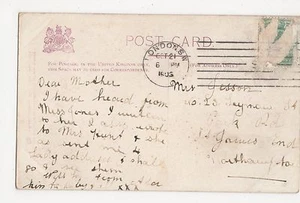 London SW Maschine Stornieren auf Tuck illustrierte Lieder Postkarte, A820 - Bild 1 von 2