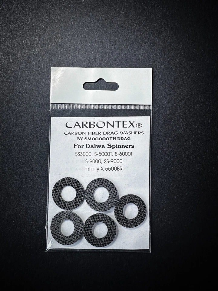 SMOOTH DRAG Carbontex: Daiwa Tournament SS-3000, S-5000T, S-6000T SS-9000 S-9000