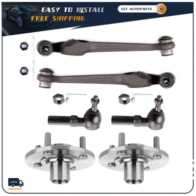 6X Wheel Hub and Bearing Suspension Kit For 1994-2000 2001 2002 Saturn SC1 SC2 - Изображение 1 из 4