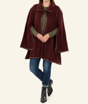 Patricia Nash Whipstitched плащ с рукавами, коричневый, + подарок с покупкой, 768122 - Изображение 1 из 4