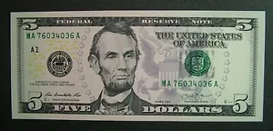 2013 USA $5 Dollars MA 76034036A - Picture 1 of 3