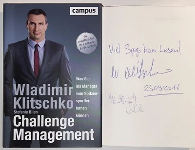 Wladimir Klitschko 2x Signiert Buch Boxen Autogramm Unterschrift signed Original - Bild 1 von 4