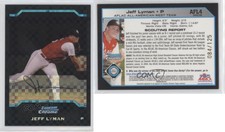 2004 Bowman Draft Aflac All-American Chrome X-Fractor /125 Jeff Lyman #AFL4