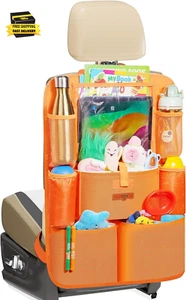 Car Organizers and Storage, Upgraded Car Seat Organizer with 11-Inch Touch Scree - Picture 1 of 6
