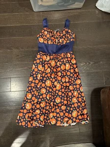 Disney Parks Dress Shop X-Small Orange Bird Dress New - Picture 1 of 4