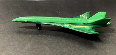 2006 Mattel Matchbox Sky-Busters Green Hypersonic Jet F-15-20 Aircraft - Image 1 of 4