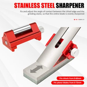 Honing Guide Jig Adjustable Honing Sharpening Tool Fixed Angle Wear[[ - Picture 1 of 11