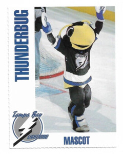 1992-93 Tampa Bay Lightning Team Set #21 Thunderbug Mascot
