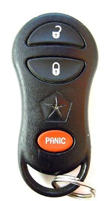 OEM Dodge Chrysler Keyless Car Entry Remote Fob Key 3 btn GQ43VT13T Mopar Logo - Image 1 of 4