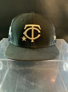 NEW Era MINNESOTA TWINS Gold 2022 Allstar Game Fitted Cap Size 7 MLB #1000 - Picture 1 of 7