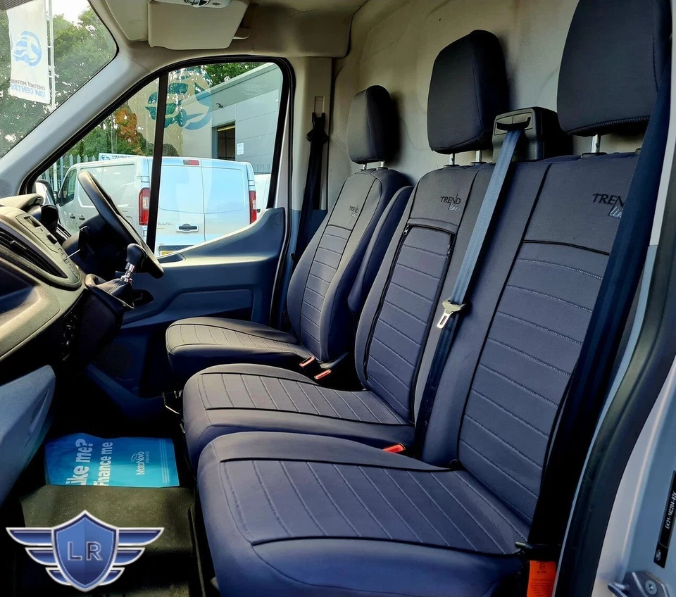 FORD TRANSIT CUSTOM 2015 - 2023 TAILORED FABRIC FRONT SEAT COVERS - Image 1 of 4