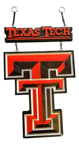 Texas Tech Raiders Outdoor Hanging Sign Garden Plaque Cover