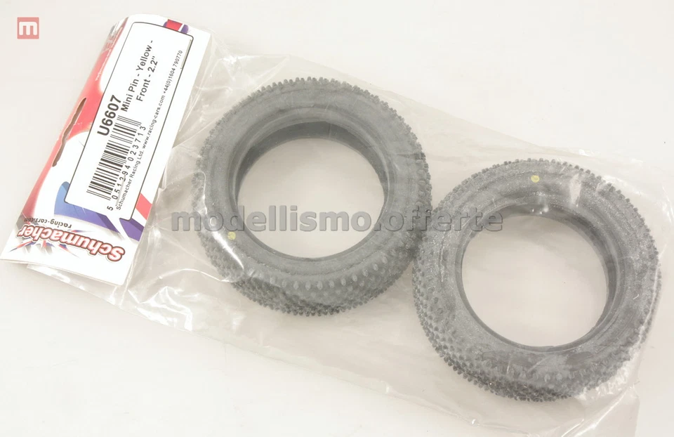 Schumacher U6607 Reifen Ameise Mini Pin Yellow 2.2 " Front Modell - Bild 1 von 1