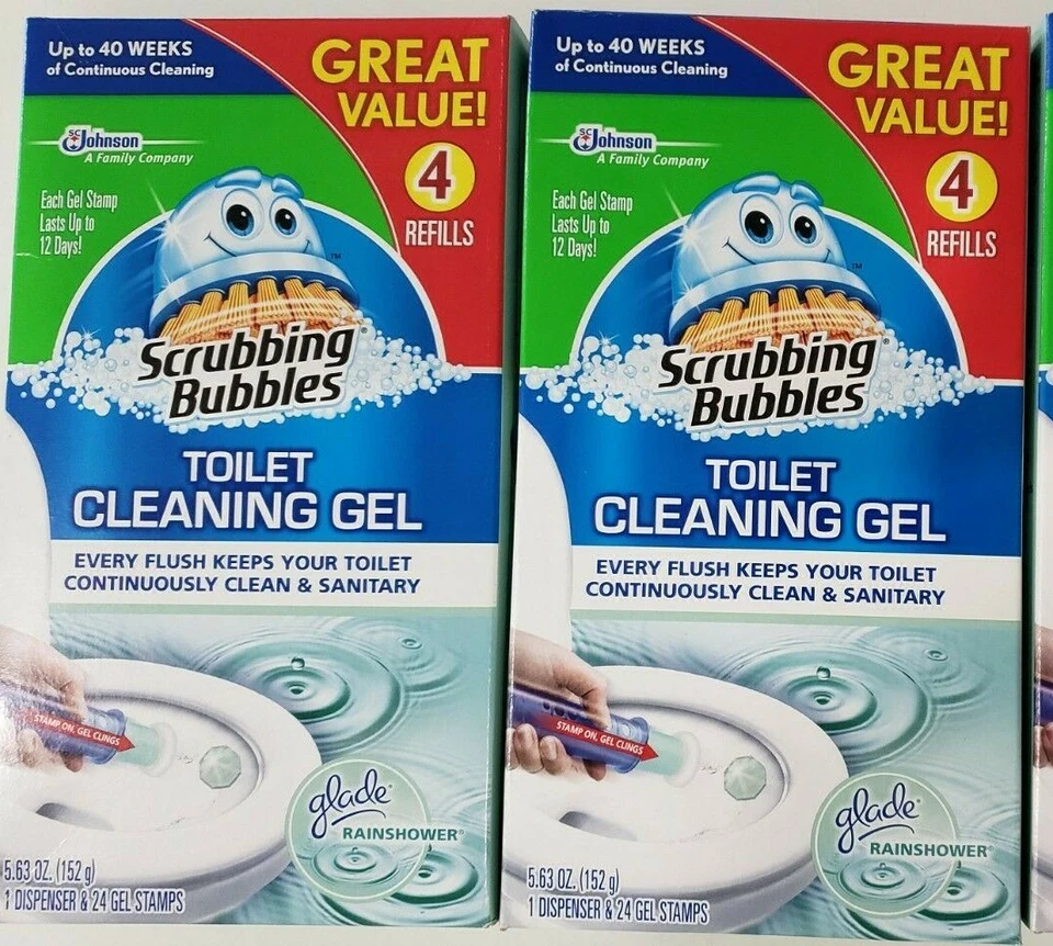 2 Scrubbing Bubbles Fresh Gel Toilet Cleaning Stamp - Pack Valuepack (8 Refills) - Image 1 of 1