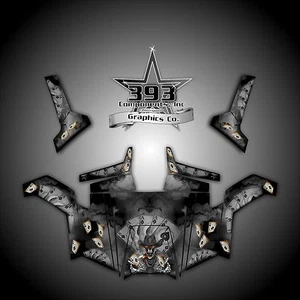 Polaris RZR 800 UTV Graphics Decal Wrap 2011 - 2014 Outlaw Black - Picture 1 of 1