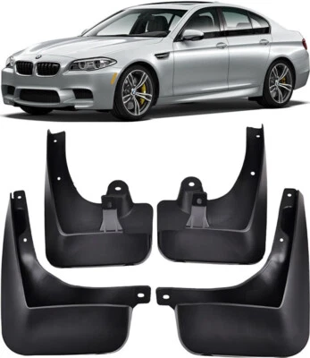 Genuine Splash Guards Mud Flaps FOR 2011-2016 BMW 5 Series M Sport Saloon F10 - Image 1 of 4