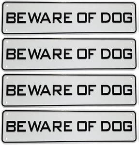 4 Beware Of Dog Signs - Picture 1 of 2