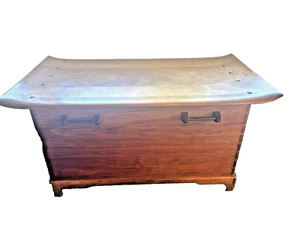 Custom Vintage Teak Chest, Dove Tailed, Cedar Lined, 41 X 22.5 X 19.5 - Picture 1 of 14