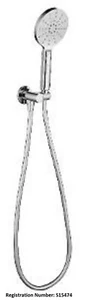 Sonata SOPRANO HAND SHOWER & BRACKET 3-Functions, WELS 4-Star CHROME 904404 - Picture 1 of 2