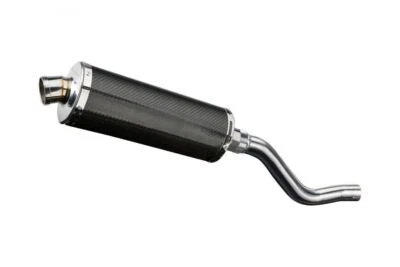 Silenciador de escape Delkevic 14" carbono ovalado deslizable - Kawasaki KLR650 KLR650E 08-24 Foto 1 de 3