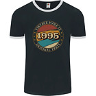 29Th Birthday Vintage Made In 1995 Mens Ringer T Shirt Fotl