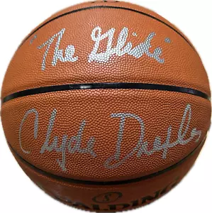 Clyde Drexler Signed Autographed Basketball JSA Authenticated The Glide - Picture 1 of 3
