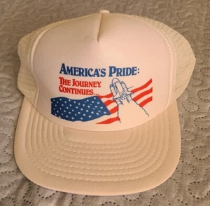 VTG America's Pride: The Journey Continues Hat White Adjustable Snapback - Picture 1 of 4