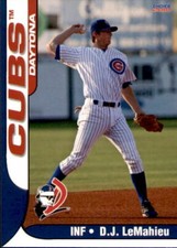 2010 Daytona Cubs Choice #12 D.J. LeMahieu Visalia California CA Baseball Card