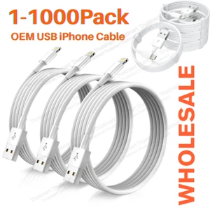 Car Play Cable Sync Cord USB A to L Cable for iPhone 14 13 12 11 Pro Max XR Lot - Picture 1 of 12