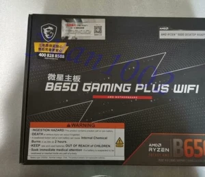 NEW MSI B650 GAMING PLUS WIFI ATX - Supports AMD Ryzen 7000 Series Fast delivery - Picture 1 of 5