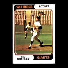 Tom Bradley 1974 Topps San Francisco Giants #455 Nice!