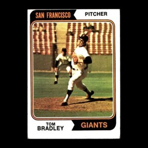 Tom Bradley 1974 Topps San Francisco Giants #455 Nice!