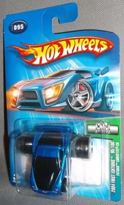 Hot Wheels 2004 #095 First Editions 95 of 100 Fatbax Corvette C6 Blue Black - Picture 1 of 2
