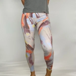 ALO YOGA Airbrushed Modernist Multi Mid Rise Legging - Picture 1 of 7