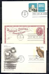 Us , Postal Cards No: UX60, UX65 & UX67, FDC...........................JUN25-002 - Picture 1 of 4