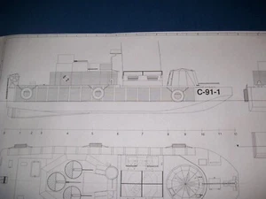 VIETNAM RIVER MONITOR BATEAU MAQUETTE BATEAU PLANS - Photo 1 sur 11