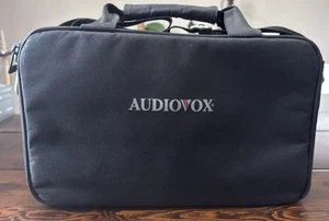 AUDIOVOX VBP700 7" PORTABLE DVD PLAYER REMOTE, STRAPS, HEADPHONES, MANUAL, CASE - Picture 1 of 15
