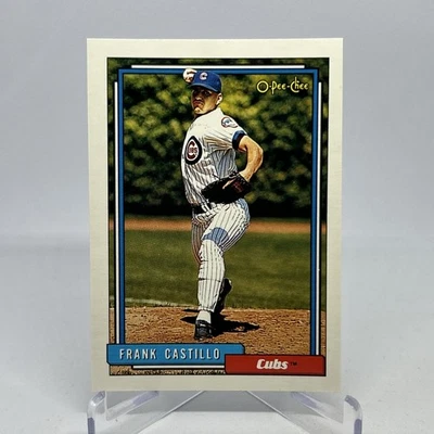 Frank Castillo 1992 O-Pee-Chee #196 Chicago Cubs - Image 1 of 4