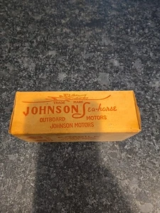 Nice Vintage Johnson Sea Horse 25 Metal Electric Toy Boat Motor In Box - Picture 1 of 23