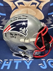 Milton Williams Signed Full Size Rep Patriots Helmet VISOR "The Sack Monster" - Picture 1 of 11