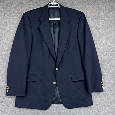 Christian Dior Blazer мужской 42L синий шерсти золотой кнопка Sport пальто куртка классический - Изображение 1 из 4