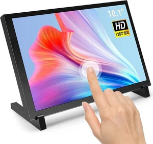 ELECROW Portable Monitor, 10.1 Inch Touch Screen Monitor 1280×800 IPS Mini Monit - Picture 1 of 7