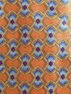 "Corbata de seda Robert Talbott Best Of Class para hombre EE. UU. multicolor geométrica 3 3/4""" Foto 1 de 4