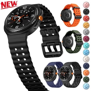 Bracelet pour Samsung Galaxy Watch 8/8 Classic Ultra 47mm 2025 silicone bracelet de remplacement - Photo 1/119