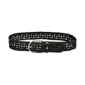 Kate Spade New York Open Weave Ledergürtel in Schwarz S/M - Bild 1 von 10