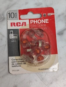 RCA Wire Splice Connector Phone Cord Coupler 10 Pack TP310R 2012 Telephone Cable - Picture 1 of 6