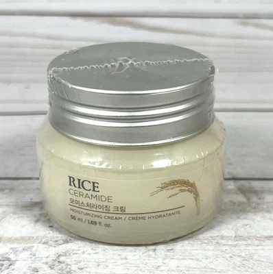Crema hidratante de ceramida de arroz The Face Shop 1,69 oz Foto 1 de 4