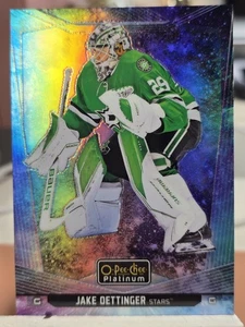 24/25-OPC Platinum - Jake Oettinger - Cosmic - #00/65 - Dallas Stars - Picture 1 of 2